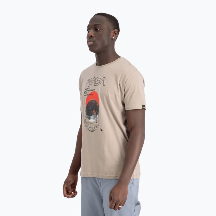 Alpha Industries NASA Orbit T vintage homok férfi póló