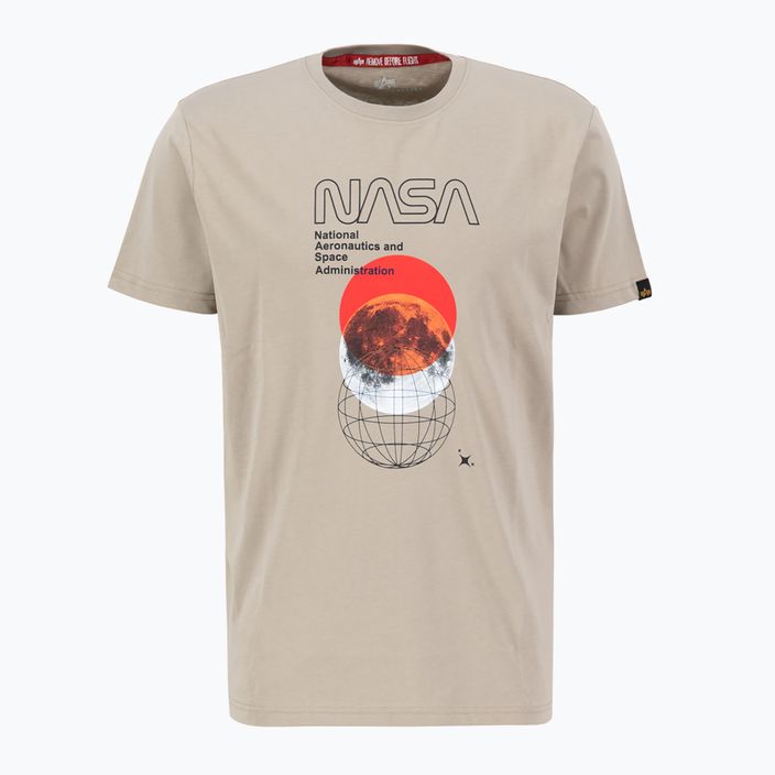 Alpha Industries NASA Orbit T vintage homok férfi póló 3