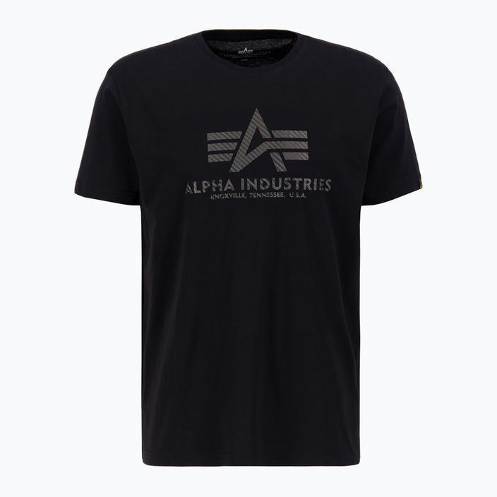 Alpha Industries férfi Basic T Carbon fekete póló