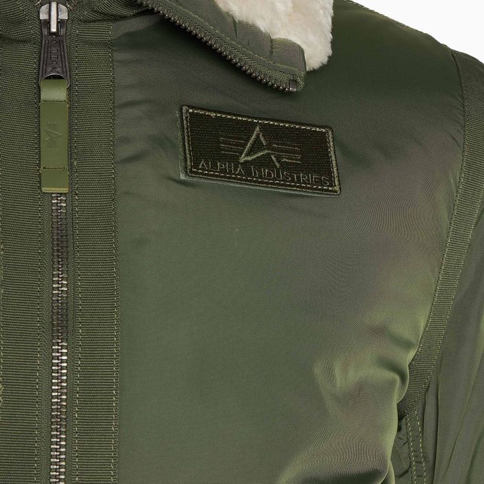 Alpha Industries férfi dzseki B15-3 TT zsályazöld 3