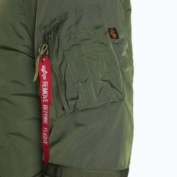 Alpha Industries férfi dzseki B15-3 TT zsályazöld 5