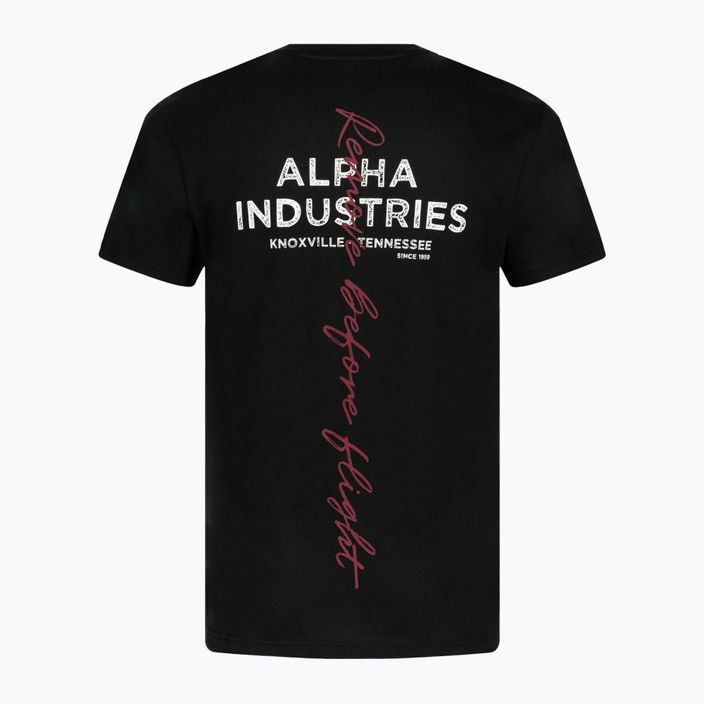 Alpha Industries férfi Signature BP póló fekete 2