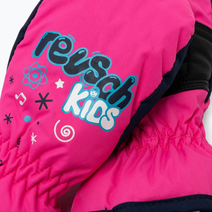 Gyermek snowboard kesztyű Reusch Mitten rózsaszín 48/85/405/350 3