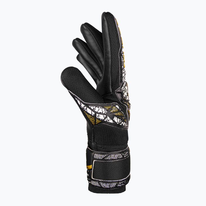 Reusch Attrakt Silver NC Finger Support Junior black/gold/white/black gyerek kapuskesztyű 4