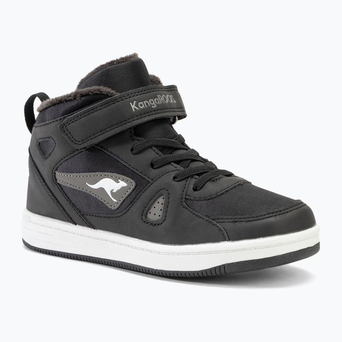 KangaROOS K-CP Kalley II EV jet black / acélszürke gyermekcipő