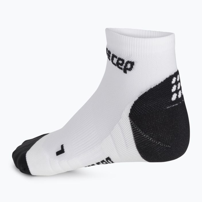 CEP Low-Cut 3.0 férfi futó kompressziós zokni fehér WP5A8X2 2