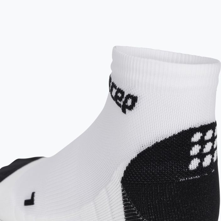 CEP Low-Cut 3.0 férfi futó kompressziós zokni fehér WP5A8X2 3