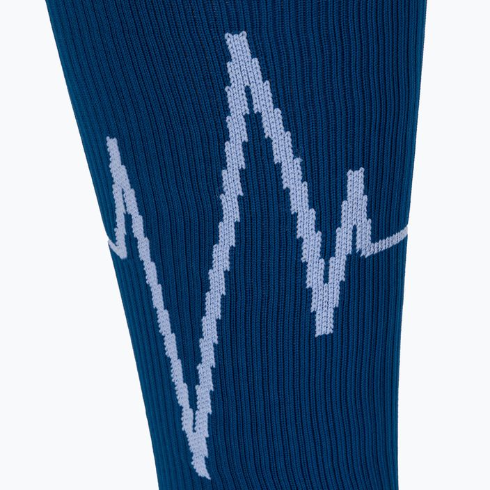 CEP Heartbeat kék női futó kompressziós zokni WP20NC2 3