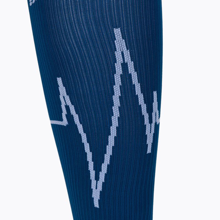 CEP Heartbeat kék férfi futó kompressziós zokni WP30NC2 3