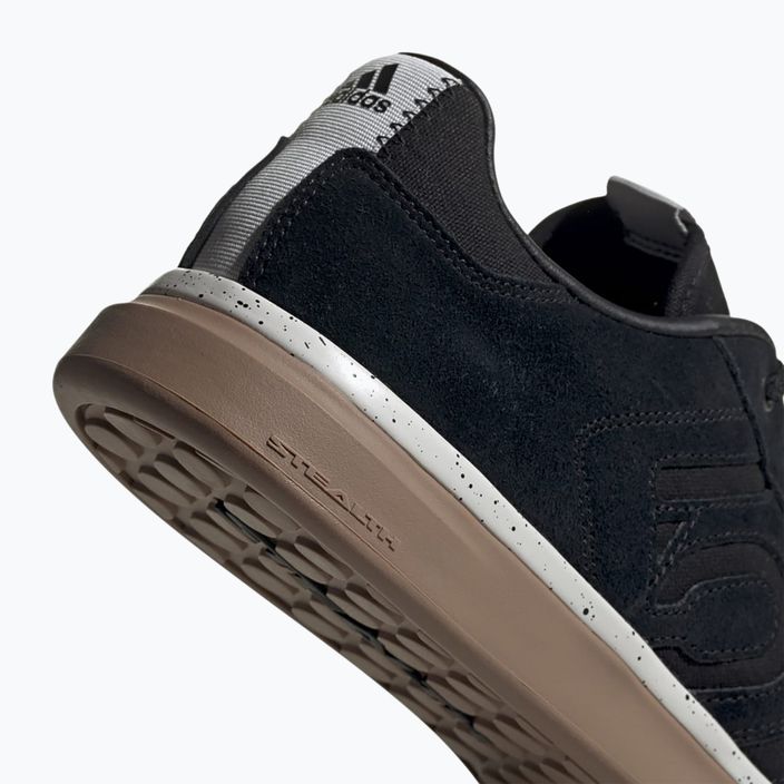 Férfi platform kerékpáros cipő adidas FIVE TEN Sleuth core black/core black/gum m2 11