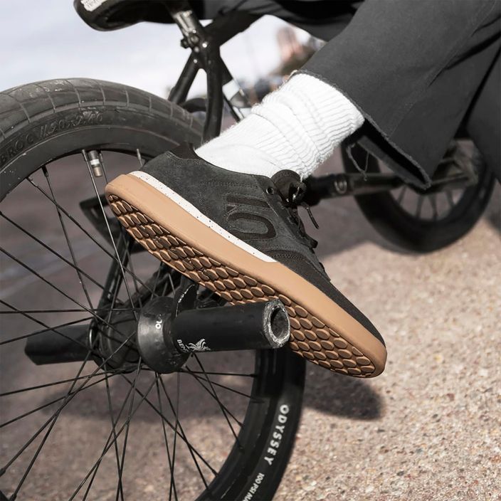 Férfi platform kerékpáros cipő adidas FIVE TEN Sleuth core black/core black/gum m2 13
