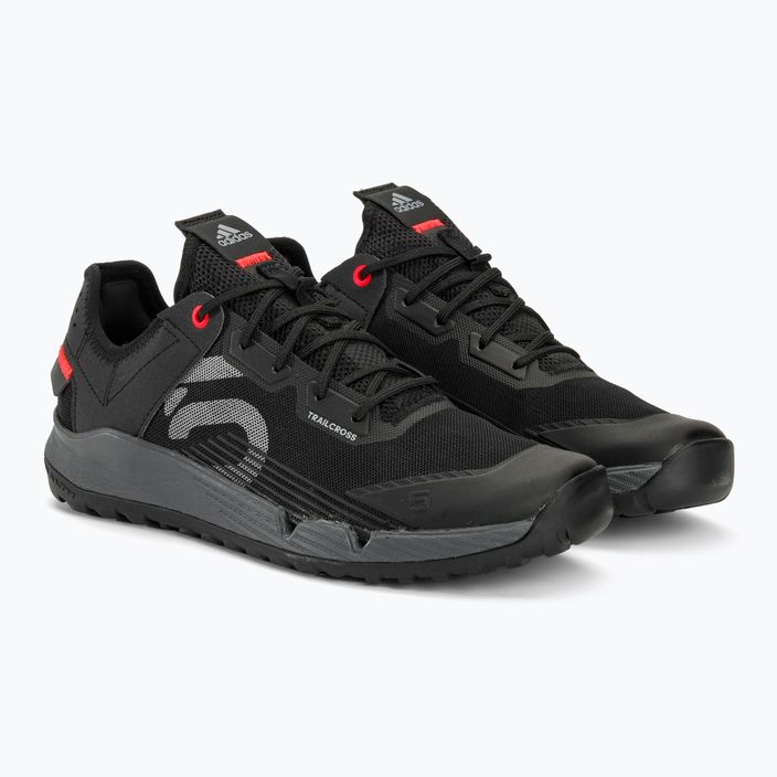 Női platform kerékpáros cipő adidas FIVE TEN Trailcross LT core black/grey two/solar red 5