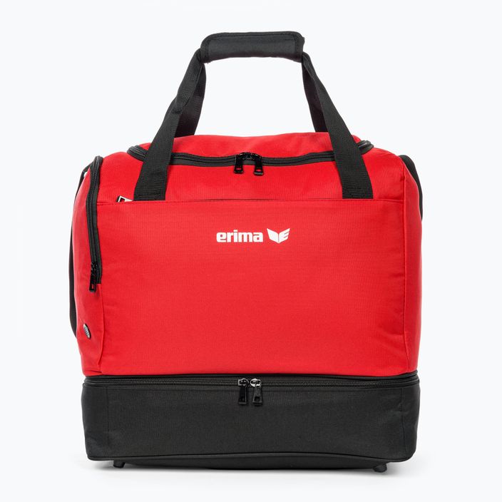 Sporttáska ERIMA Team Sports Bag With Bottom Compartment 35 l red