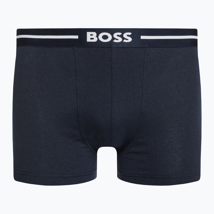 Hugo Boss Trunk Bold Design férfi boxeralsó 3 pár kék/fekete/zöld 50490027-466 6