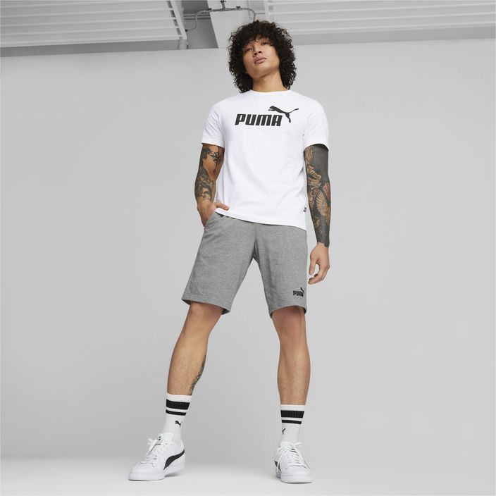 Férfi PUMA Ess Logo Tee puma fehér 4