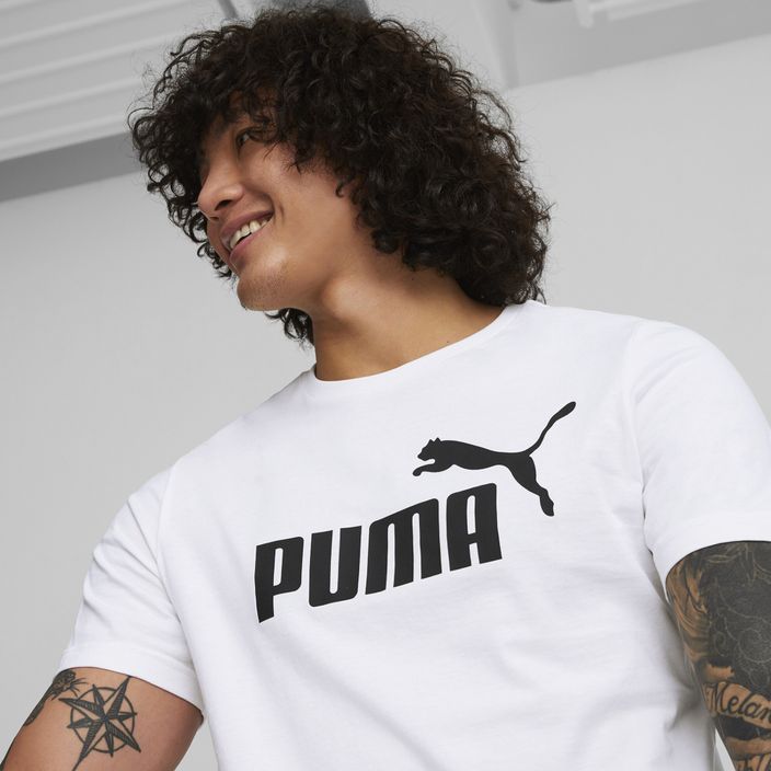 Férfi PUMA Ess Logo Tee puma fehér 6