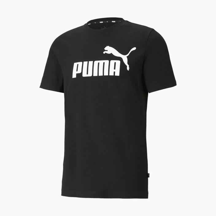 Férfi PUMA Ess Logo Tee puma fekete