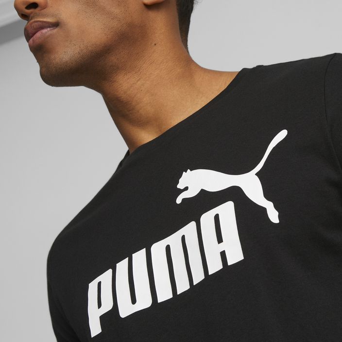 Férfi PUMA Ess Logo Tee puma fekete 6