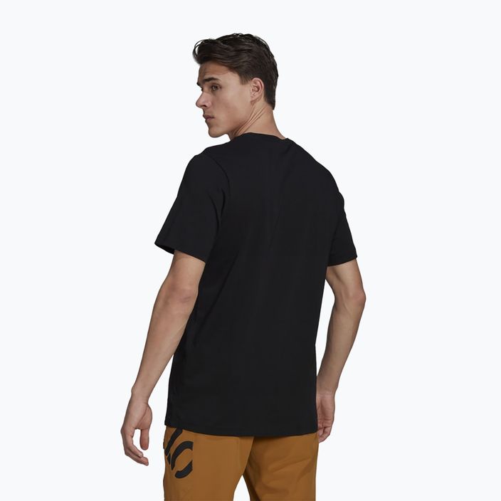 Férfi adidas FIVE TEN A bátrak márkája kerékpáros póló fekete 3