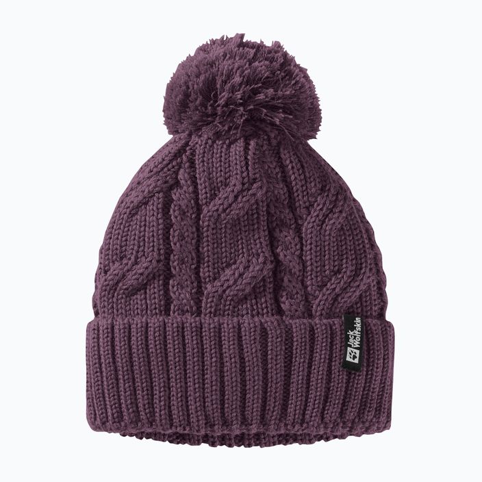 Jack Wolfskin téli sapka Pompom éjféli szilva