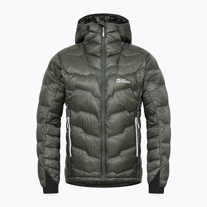 Jack Wolfskin férfi Alpspitze Down Hoody pala zöld 8