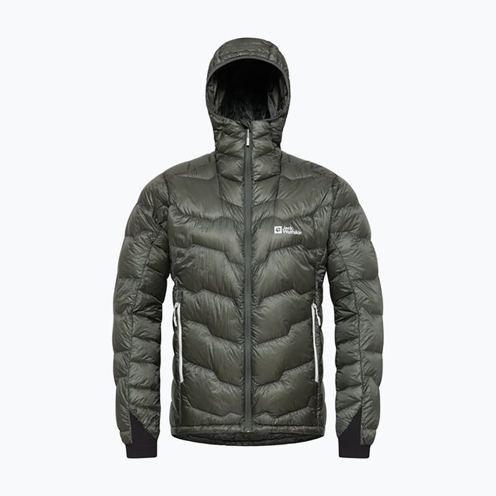 Jack Wolfskin férfi Alpspitze Down Hoody pala zöld 10