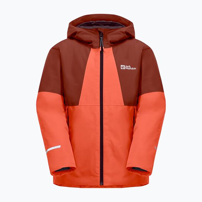 Jack Wolfskin Actamic 2L Ins gyermek pehelykabát korall narancs színben 4