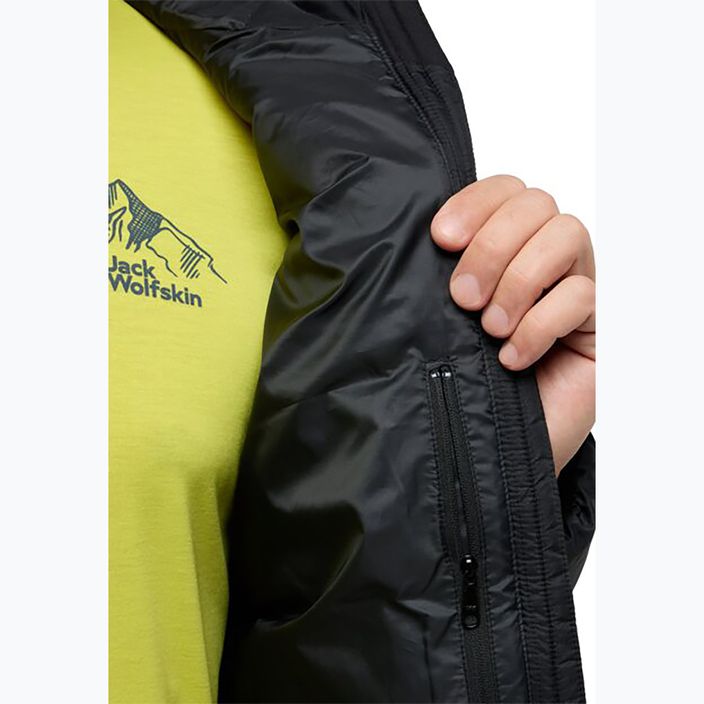 Jack Wolfskin férfi pehelypaplan Nebelhorn Down Hoody fekete 4