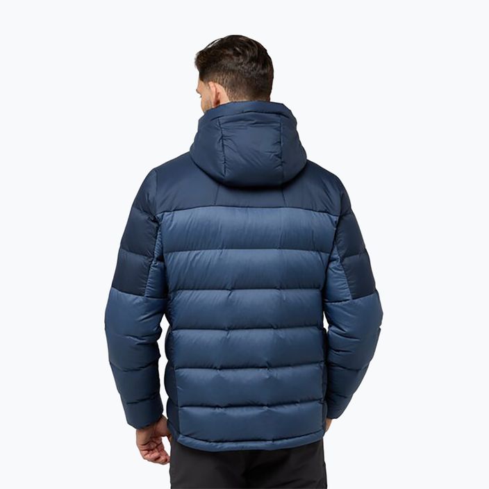 Jack Wolfskin férfi pehelypaplan Nebelhorn Down Hoody természet kék 2