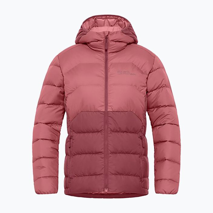 Jack Wolfskin női pehelykabát Ather Down Hoody piros okkersárga 8