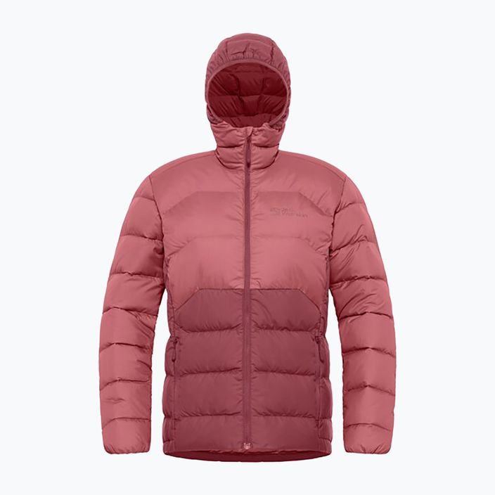 Jack Wolfskin női pehelykabát Ather Down Hoody piros okkersárga 10