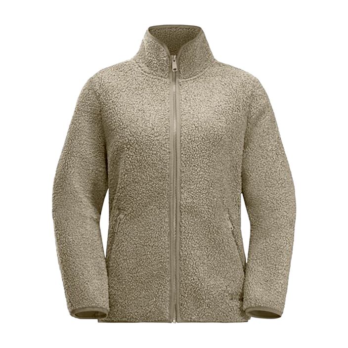 Jack Wolfskin női fleece pulóver High Curl anis 2