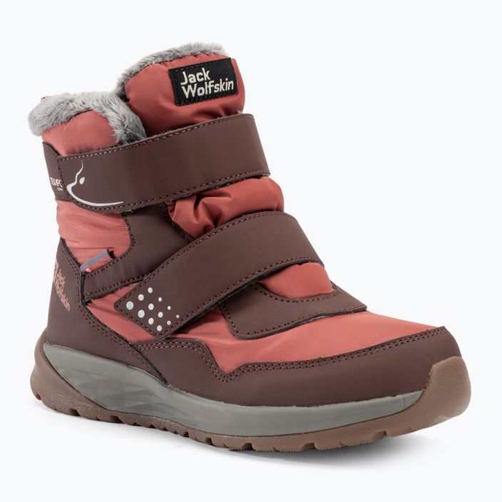 Jack Wolfskin gyermek csizma Polar Bear-B Texapore Mid Vc sötét mahagóni