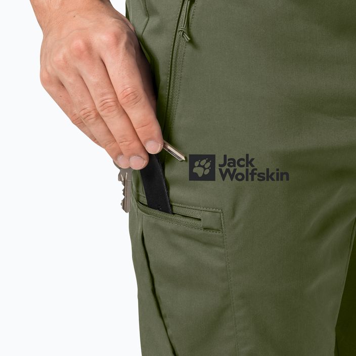 Jack Wolfskin Activate Tour férfi softshell nadrág zöld 1507451 3