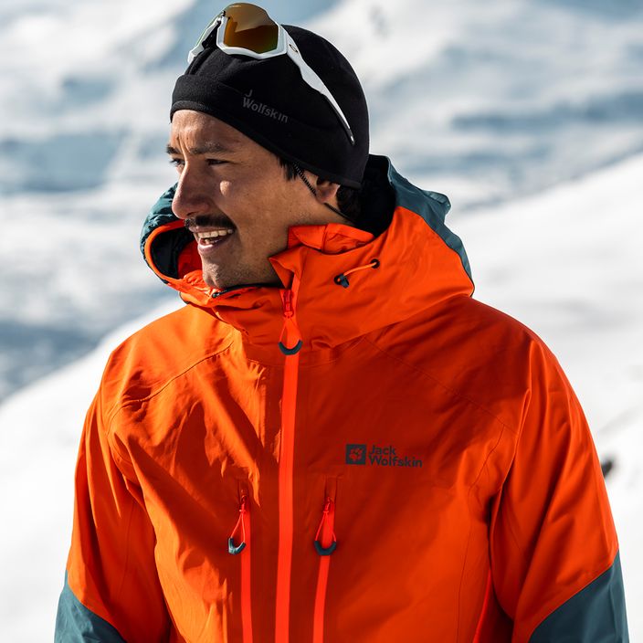 Jack Wolfskin férfi sí dzseki Alpspitze 3L narancssárga 1115181 11
