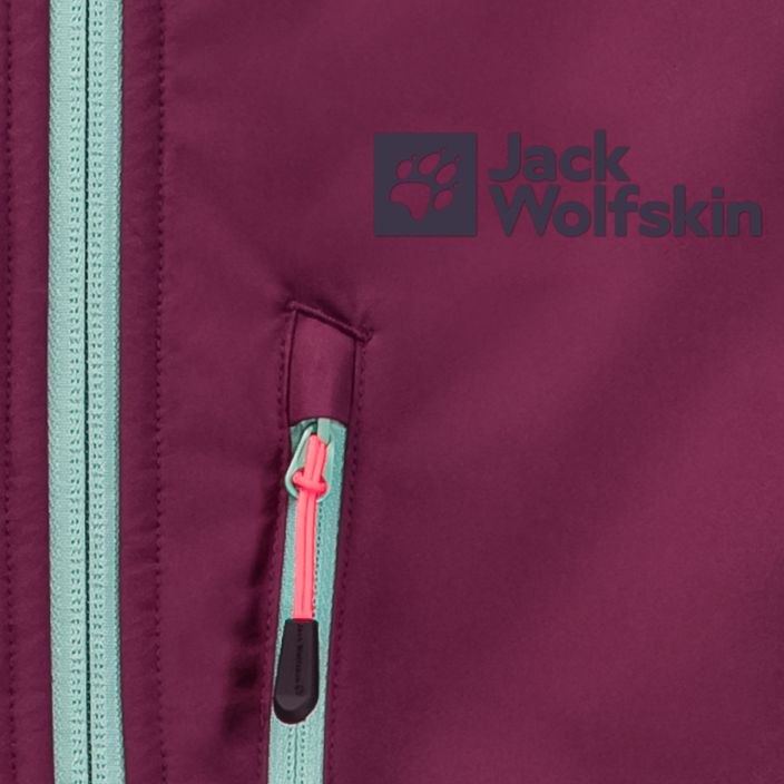 Jack Wolfskin Alpspitze Hoody női sí kabát lila 1307391_1014 11