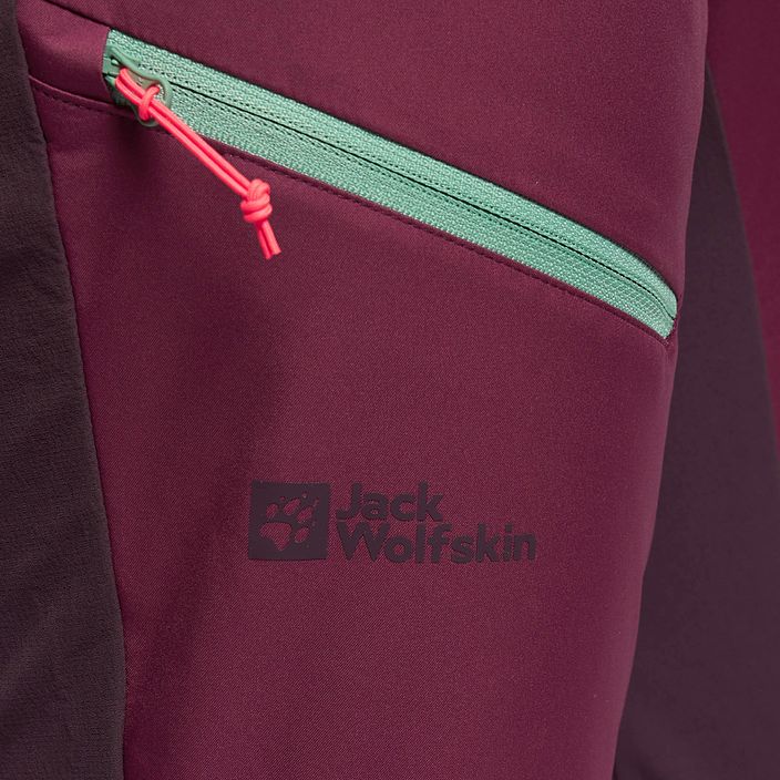 Jack Wolfskin női Alpspitze síelőnadrág rózsaszín 1507531 5