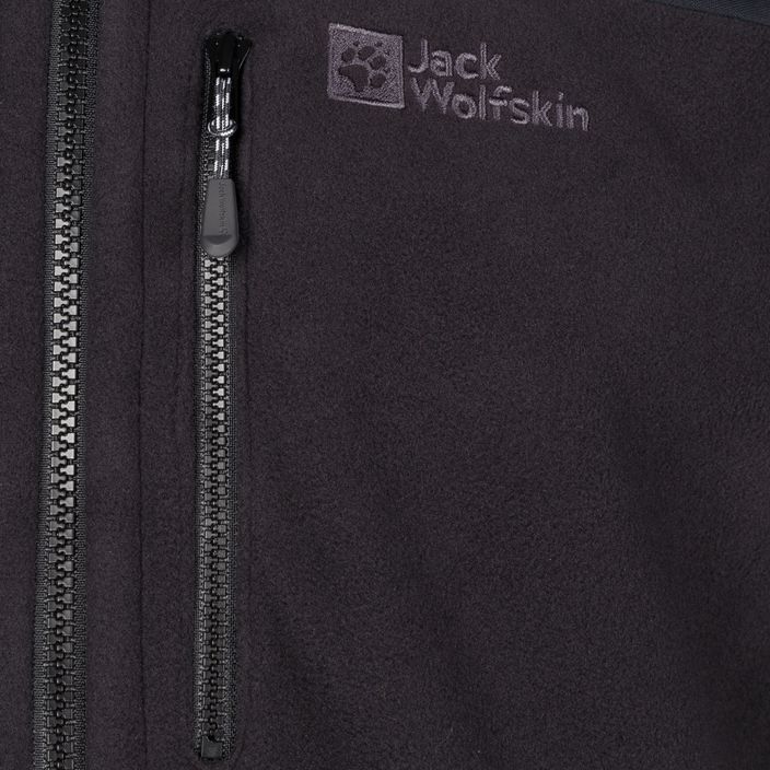 Jack Wolfskin férfi Blizzard fleece pulóver fekete 1702945 9