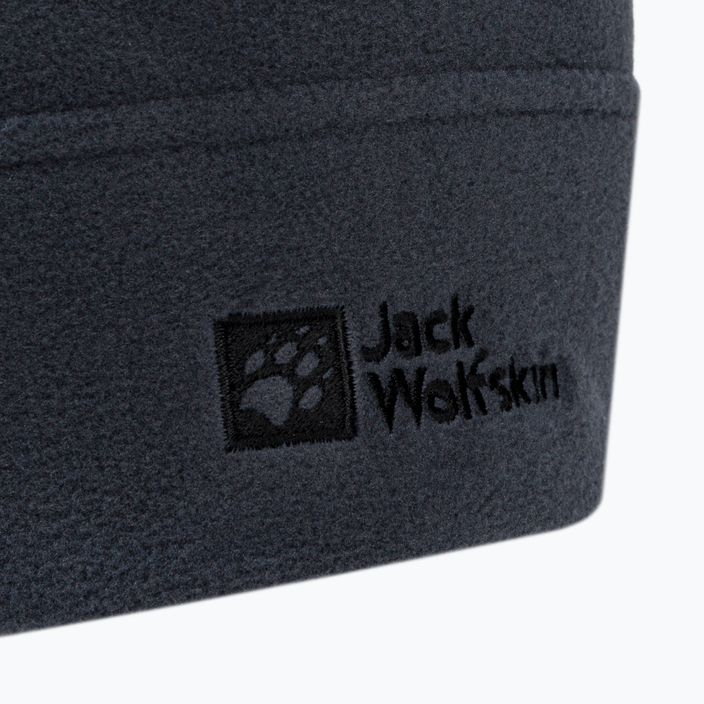 Jack Wolfskin Real Stuff szürke fleece téli sapka 1909852 3