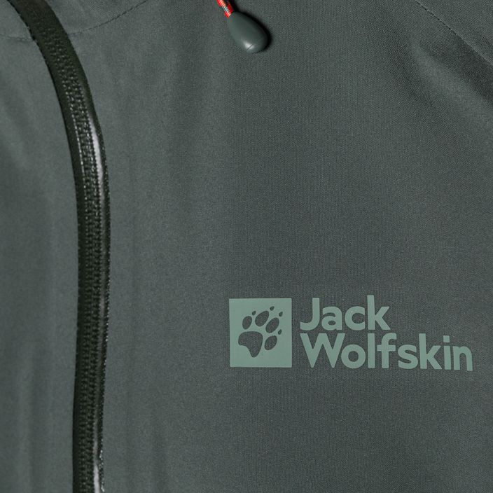Jack Wolfskin Highest Peak női esőkabát zöld 1115121_4136_001 8