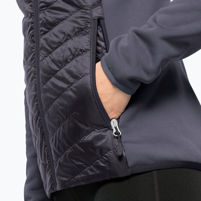 Jack Wolfskin Routeburn Pro Hybrid kabát nőknek szürke 1710861 3