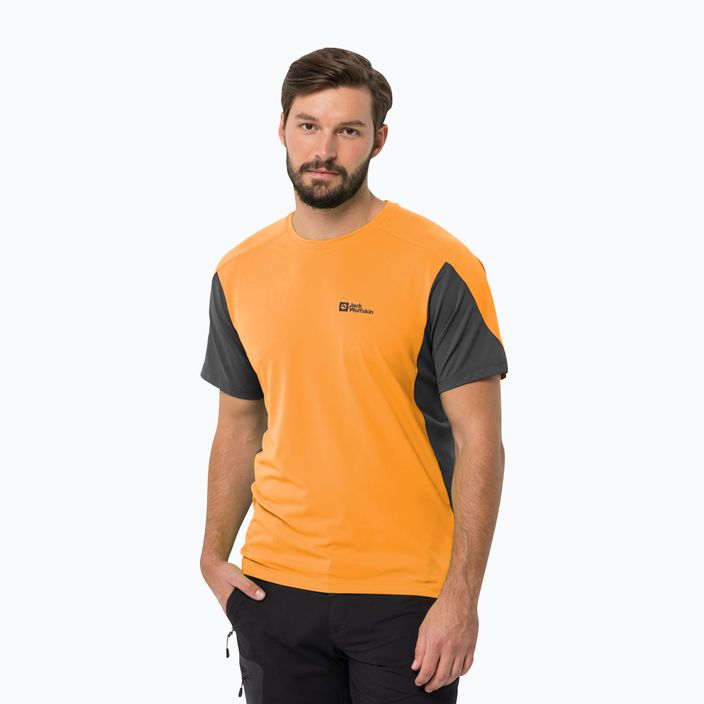 Jack Wolfskin férfi trekking póló Narrows narancssárga 1807353