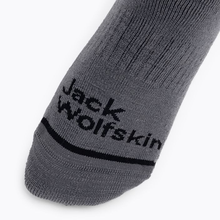 Jack Wolfskin Trek Merino CL C sötét/szürke trekking zokni 3