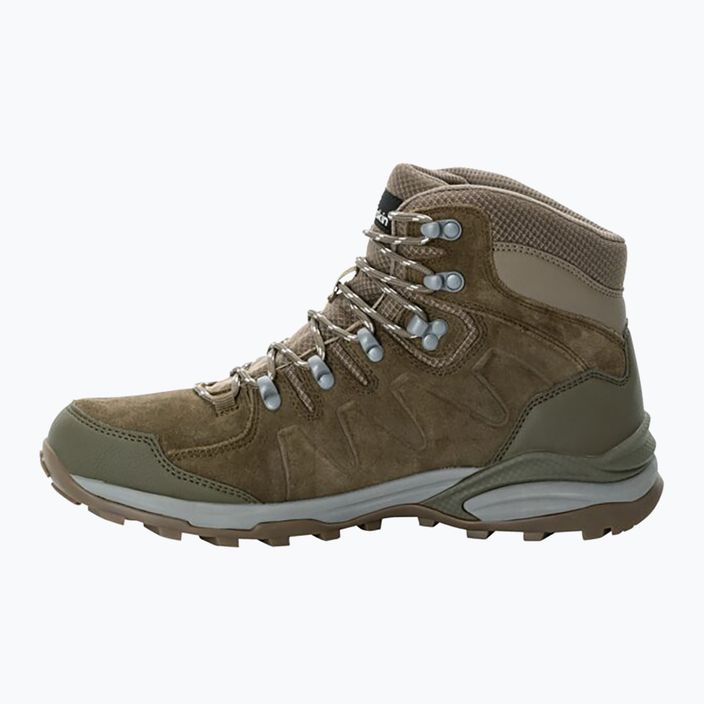 Jack Wolfskin Refugio Texapore Mid hideg kávé férfi túrabakancsok 3