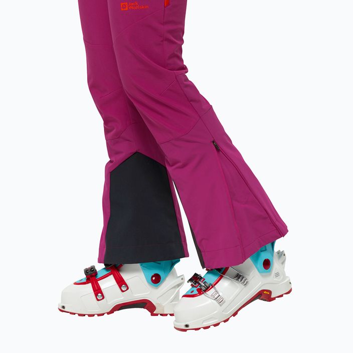 Jack Wolfskin női softshell nadrág Alpspitze Tour új magenta 6