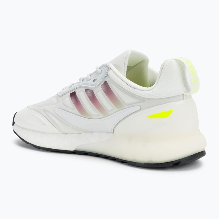 adidas ZX 2K Boost 2.0 gyermek cipő kristályfehér/szolársárga/fehér színű 3