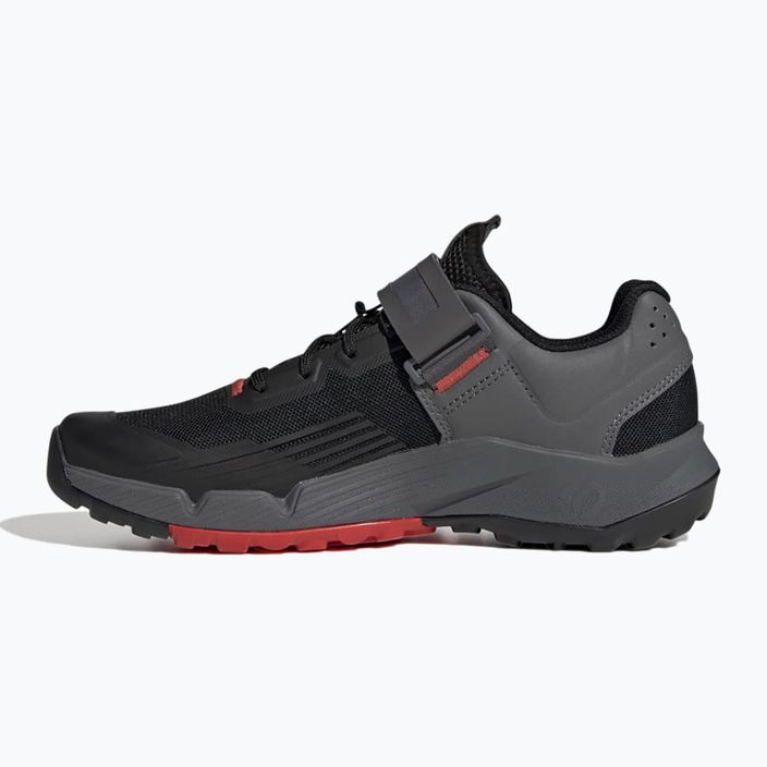 Női MTB kerékpáros cipő adidas FIVE TEN Trailcross Clip A mag fekete/szürke három/piros 3