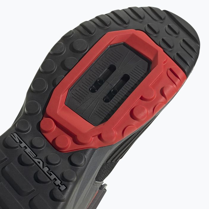 Női MTB kerékpáros cipő adidas FIVE TEN Trailcross Clip A mag fekete/szürke három/piros 12