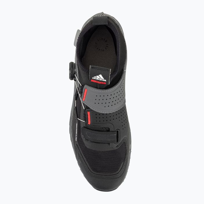 Férfi MTB kerékpáros cipő adidas FIVE TEN Trailcross Pro Clip A szürke öt/mag fekete/piros 7