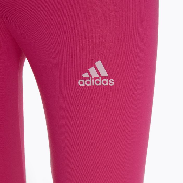 Gyermek leggings adidas Essentials Lin csapat igazi magenta/világos rózsaszín 3